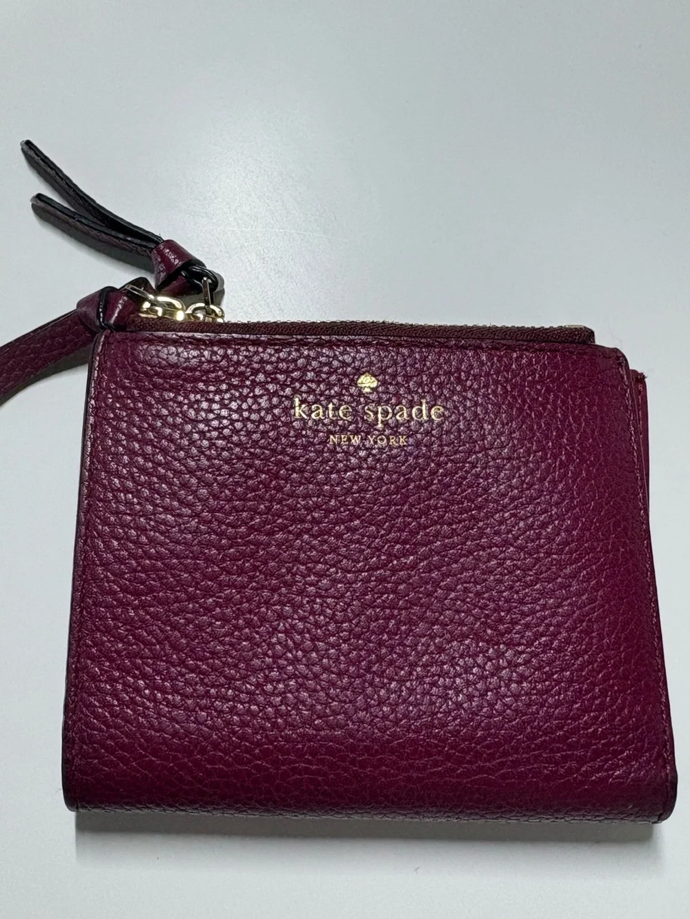 Kate Spade Maroon Women’s Billfold Leather Wallet